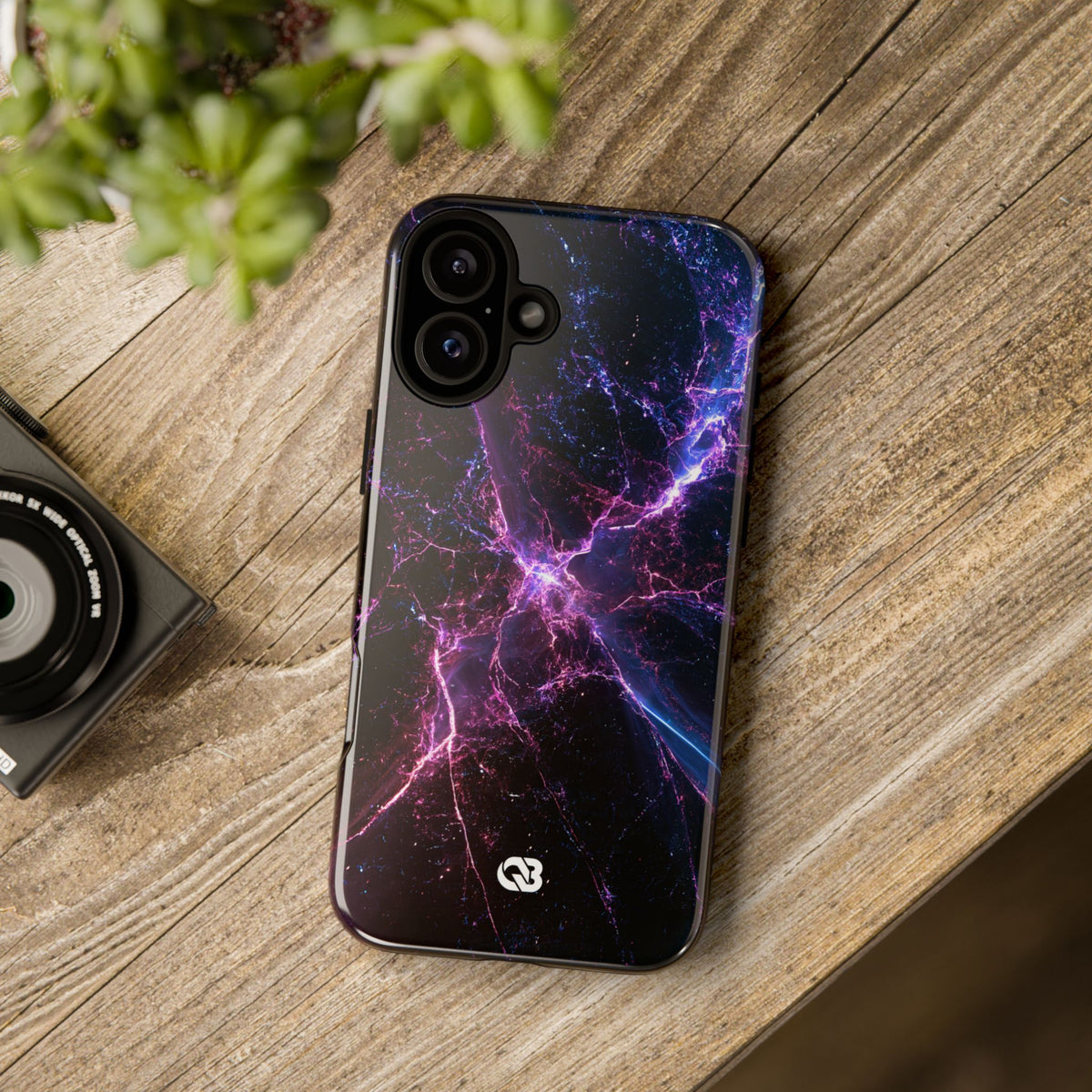 Neural Singularity · Tough Phone Case for iPhone · Black