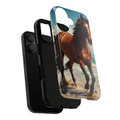 Blazing Horse iPhone 16 Case - Tough