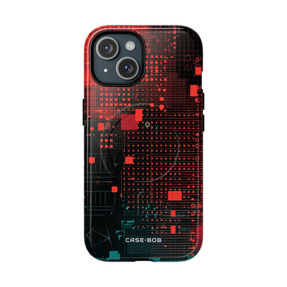 Grid Fusion iPhone 15 Case - Tough+