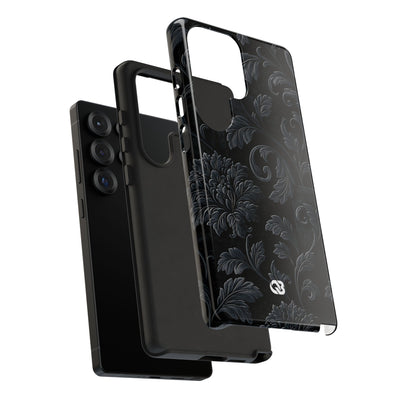 Obsidian Damask · Tough Phone Case for Samsung · Black