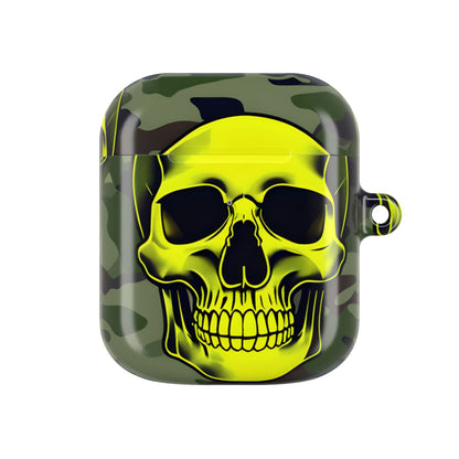 Neon Skull Camo - AirPods Case