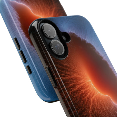 Thermal Aura Pulse · Tough Phone Case for iPhone · Blue