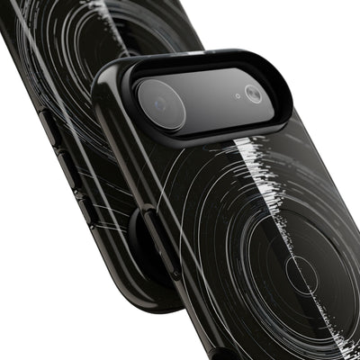 Black Tough 2.0 Magsafe Phone Case for iPhone - Obsidian Orbital Signal