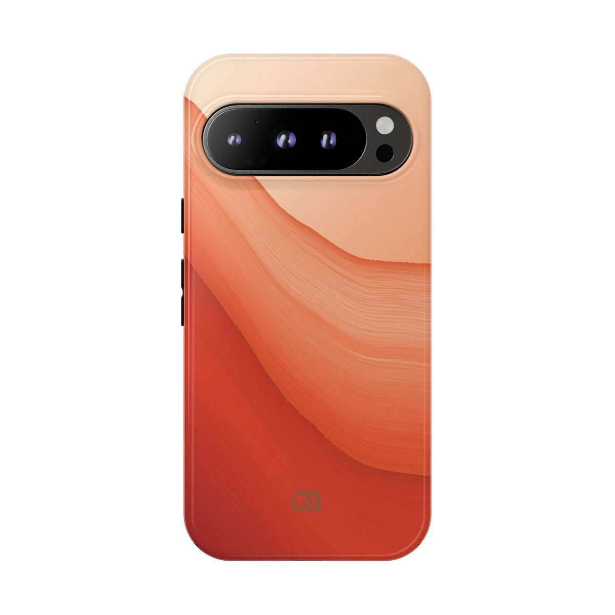 Terracotta Flow · Tough Phone Case for Pixel ·  Orange