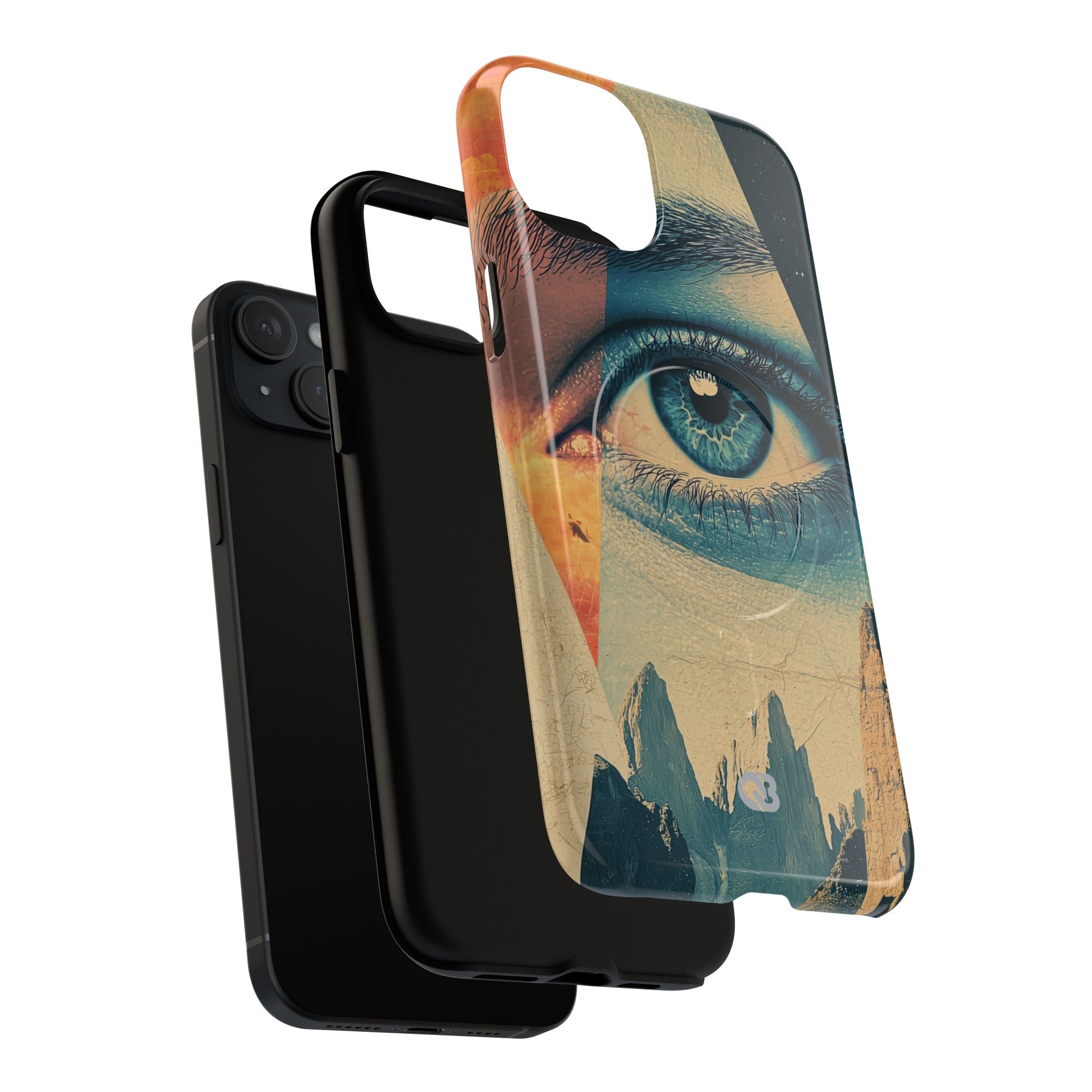 Fragmented Peak Gaze · Tough+ Phone Case for iPhone · Magsafe
