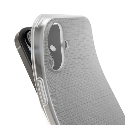 Grey Lite Phone Case for iPhone - Chrome Mesh Warp