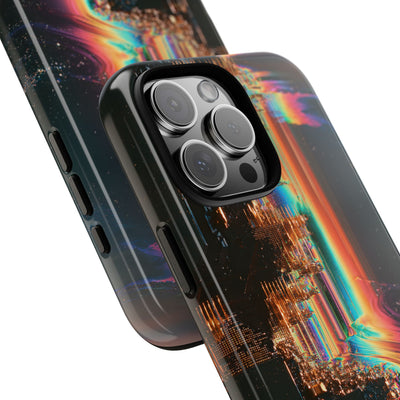 Prismatic Circuit · Tough Phone Case for iPhone · Black