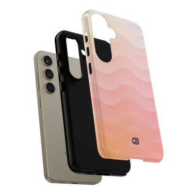 Blush Horizon Waves · Tough Phone Case for Samsung · Pink