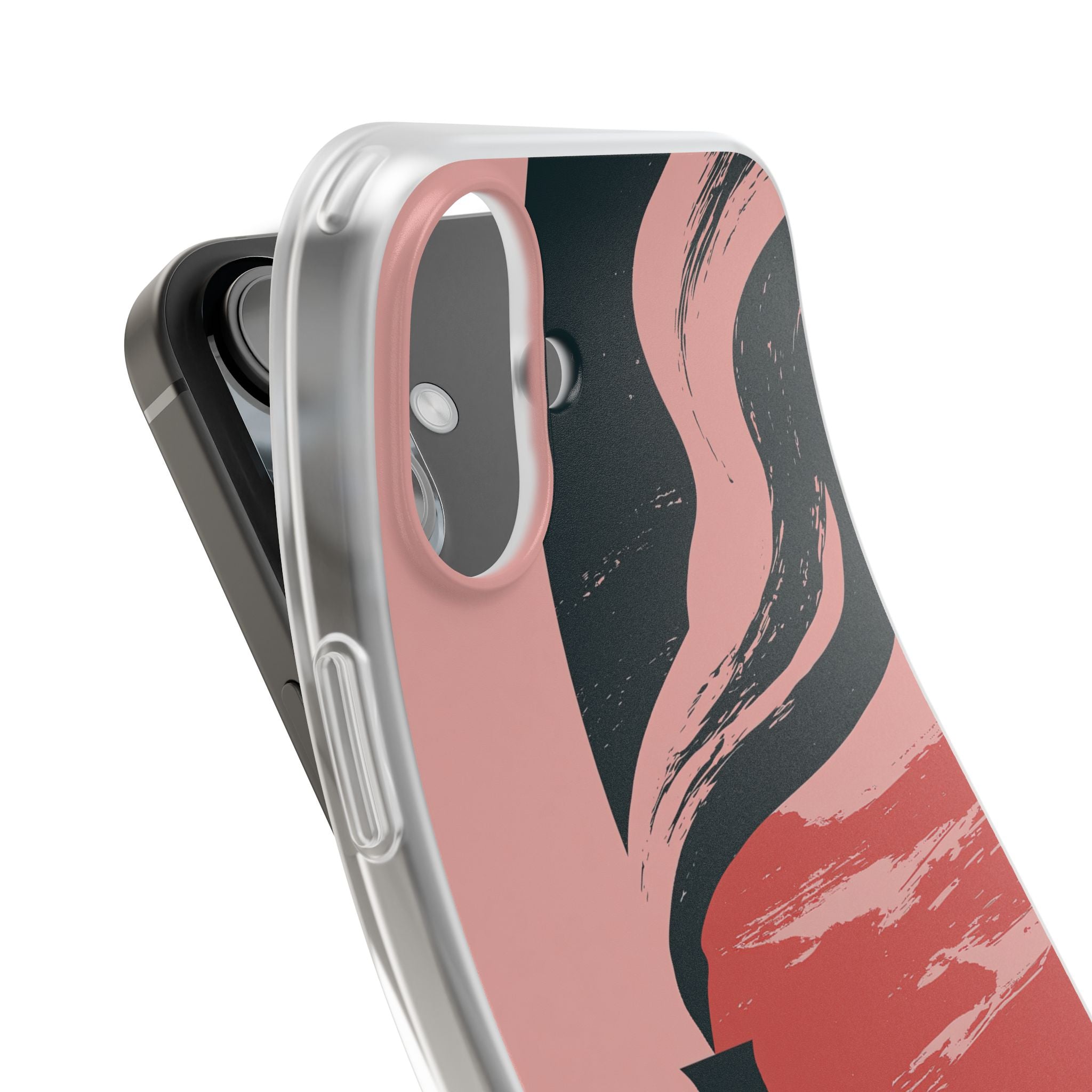 Pink Lite Phone Case for iPhone - Cinder Rose Plume