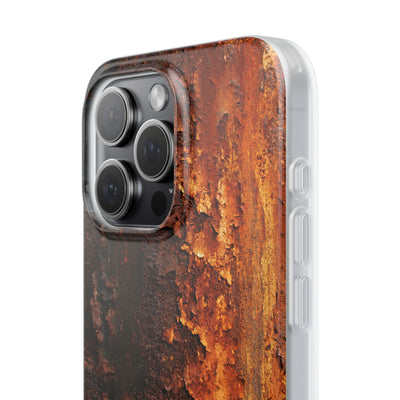 Orange Lite Phone Case for iPhone - Oxidized Iron Crust