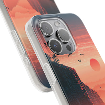 Orange Lite Phone Case for iPhone - Crimson Ridge Flight