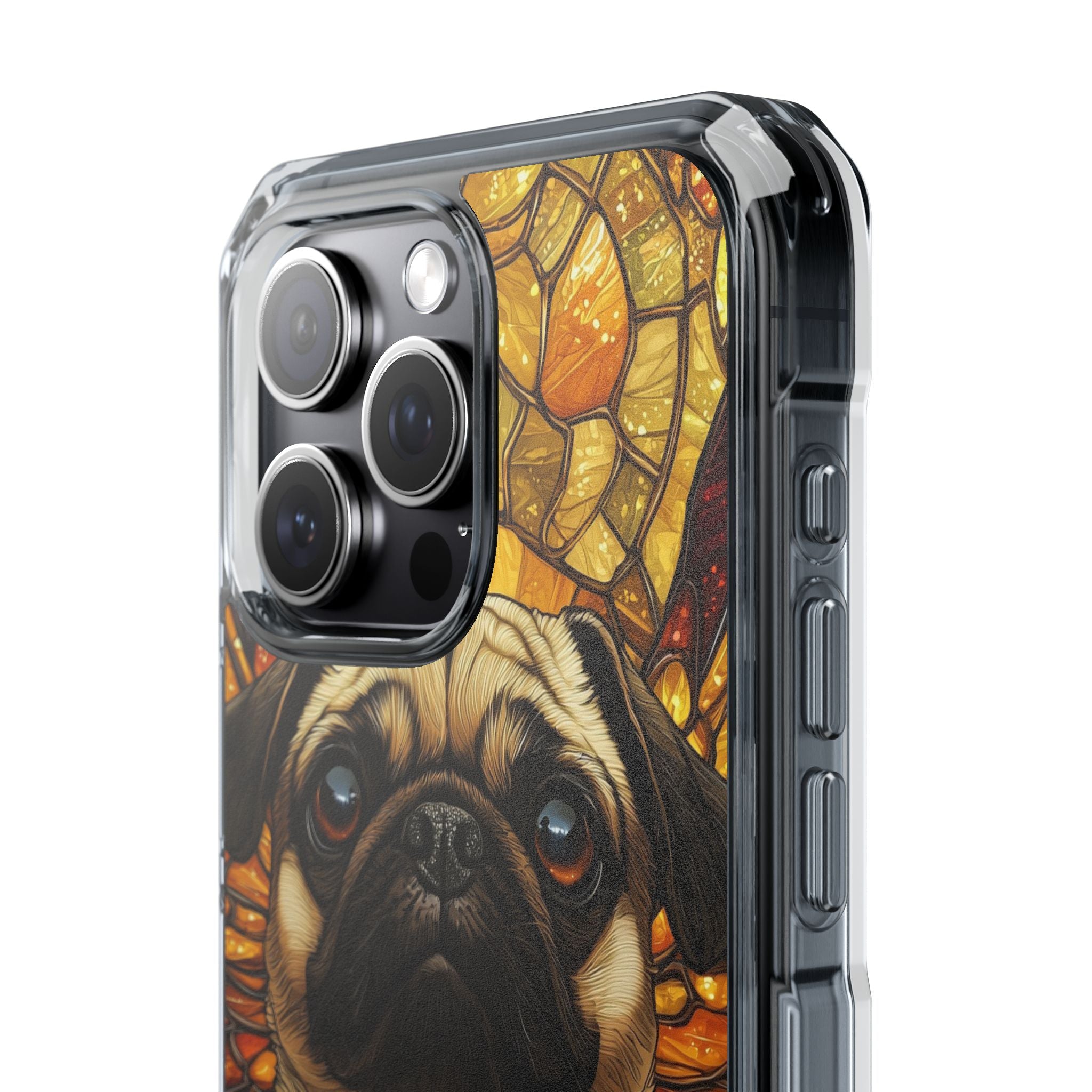 Amber Pug Divinity · Impact Phone Case for iPhone · Magsafe