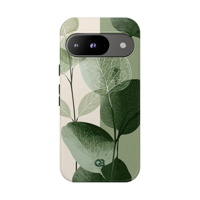 Layered Eucalyptus Study · Tough Phone Case for Pixel ·  Green