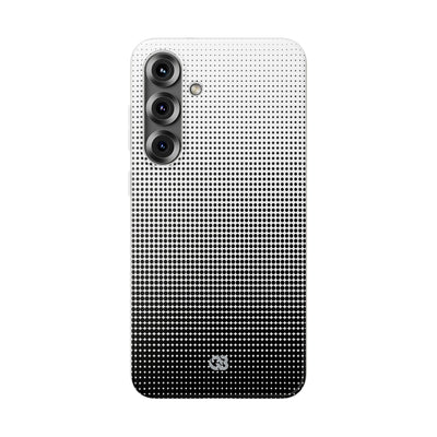 Black Lite Phone Case for Samsung - Obsidian Halftone Flux