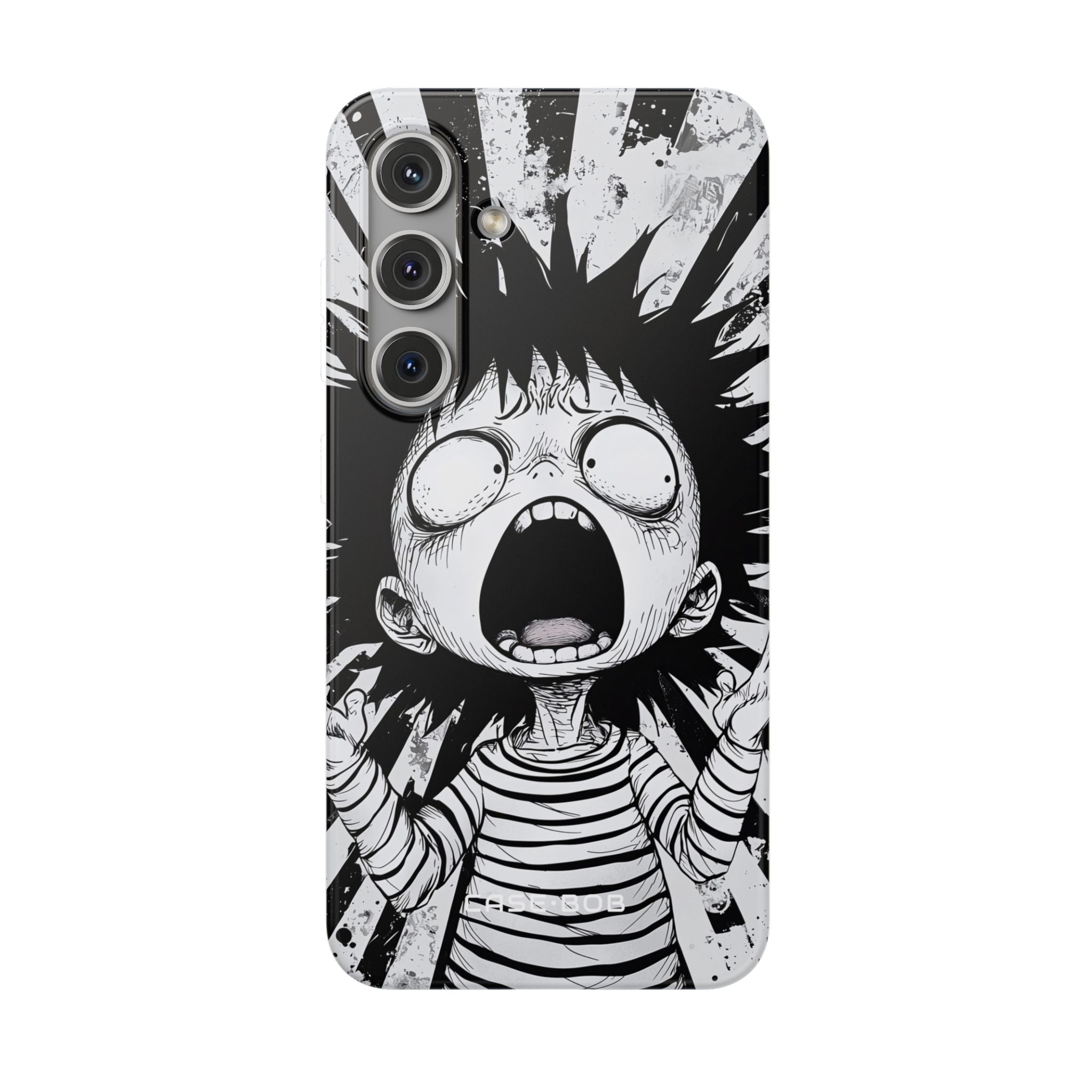 Screaming Stripes Samsung S24 Case - Soft