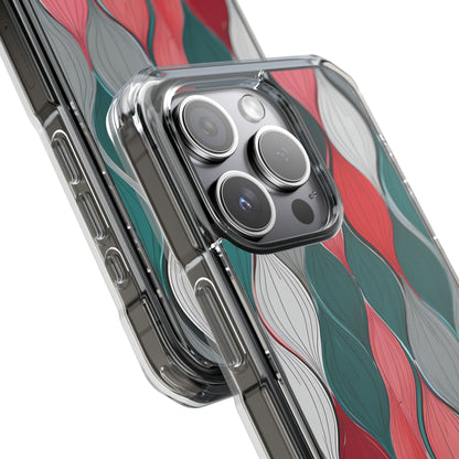 Leaf Cascade Teal iPhone 15 Pro Case - Impact