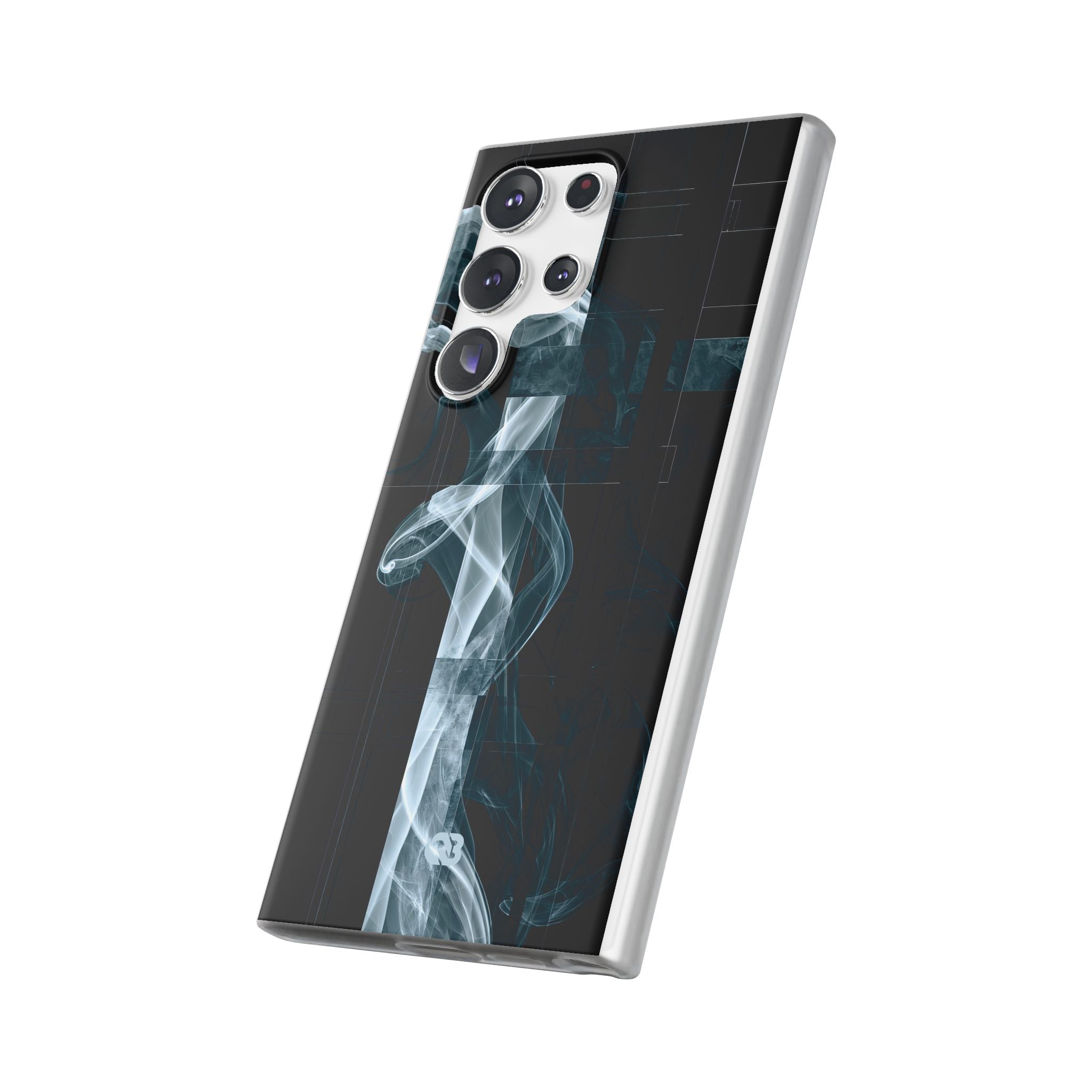 Black Lite Phone Case for Samsung - Arctic Vapor Grid