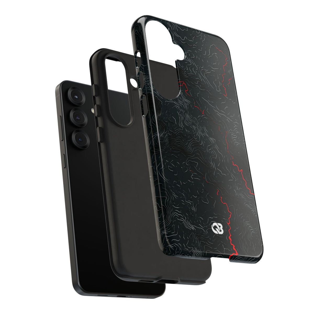 Crimson Rift · Tough Phone Case for Samsung · Black