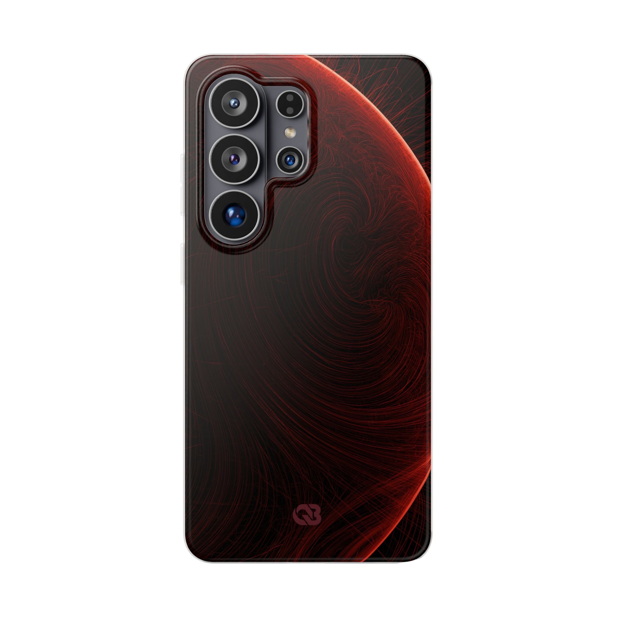 Red Lite Phone Case for Samsung - Crimson Flare Flux