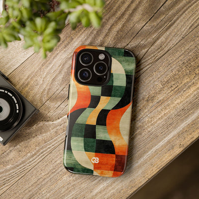 Burnt Orange Curve · Tough Etui na telefon dla iPhone