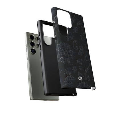 Obsidian Damask · Tough Phone Case for Samsung · Black