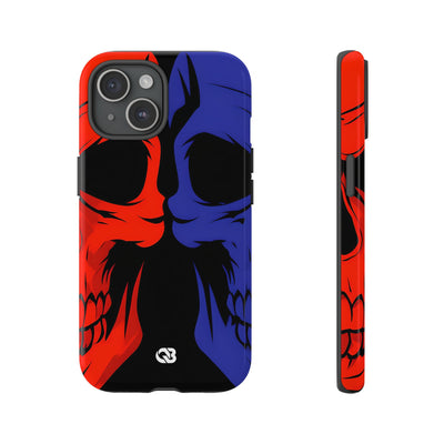 Crimson Cobalt Skulls · Tough Phone Case for iPhone