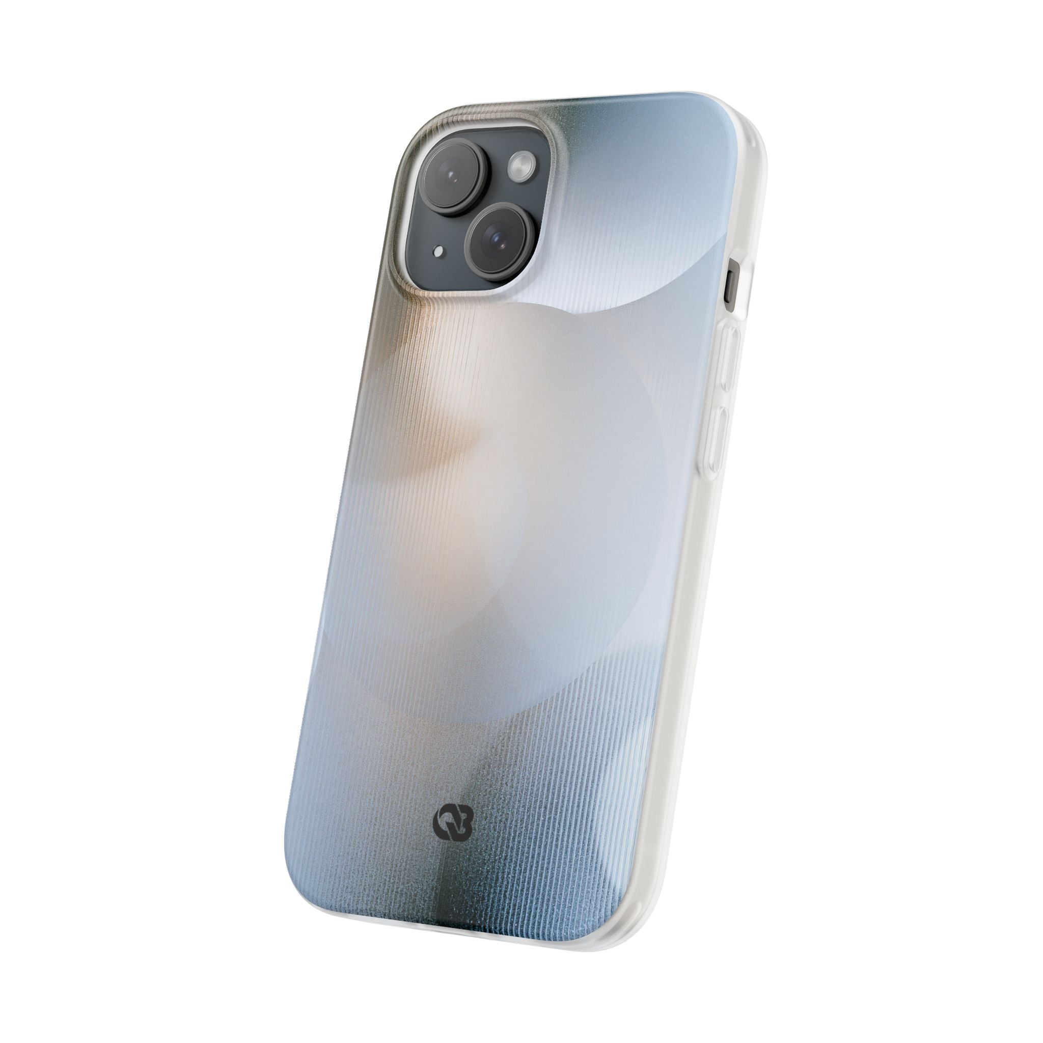 White Lite Phone Case for iPhone - Frosted Ribbed Sphere