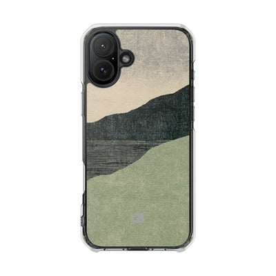 Green Impact MagSafe Phone Case for iPhone - Moss Ridge Grain