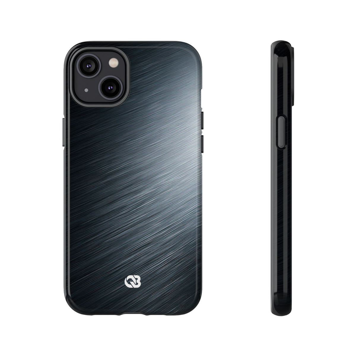 Brushed Obsidian Steel · Tough Phone Case for iPhone · Grey