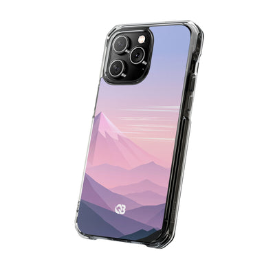 Purple Impact MagSafe Phone Case for iPhone - Lavender Alpine Dawn