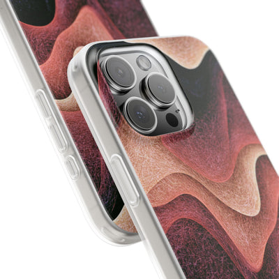 Rose Contour Waves · Lite Phone Case for iPhone ·  Pink