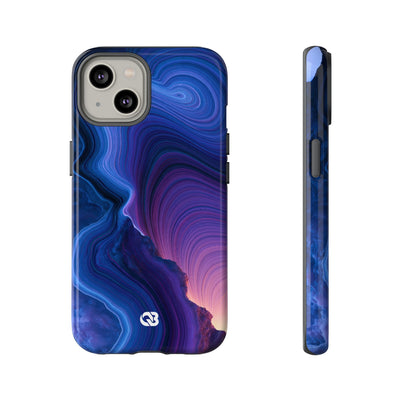 Radiant Strata · Tough Phone Case for iPhone · Blue
