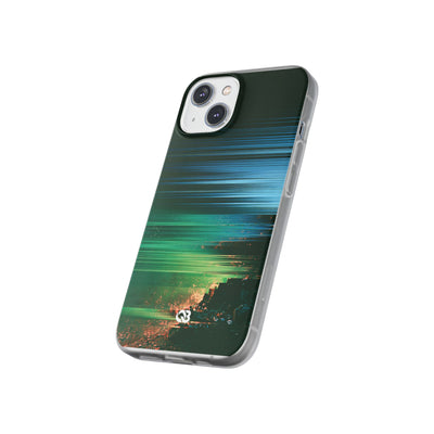 Digital Shoreline Drift · Lite Phone Case for iPhone ·  Teal