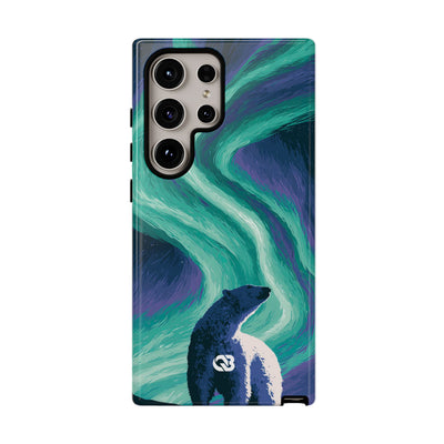 Arctic Aurora Bear · Tough Phone Case for Samsung · Teal