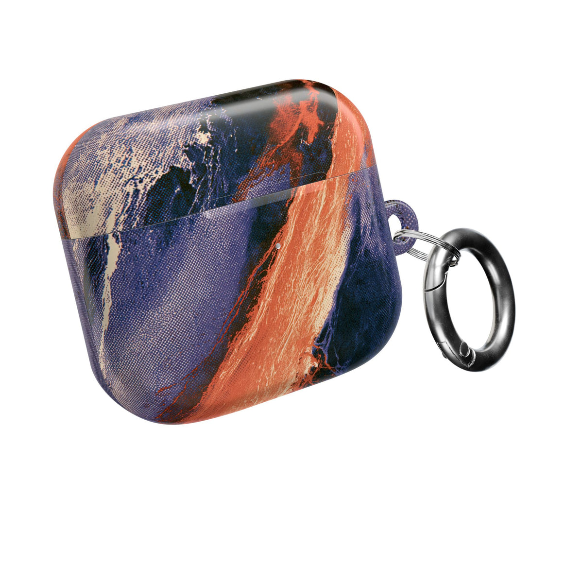 Solar Aura Drift · Hard Case for AirPods & AirPods Pro · Orange