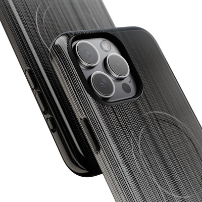 Grey Tough 2.0 Magsafe Phone Case for iPhone - Static Vertical Dither