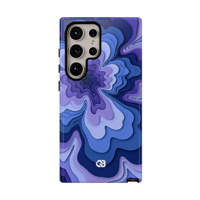 Periwinkle Strata Bloom · Tough Phone Case for Samsung · Purple