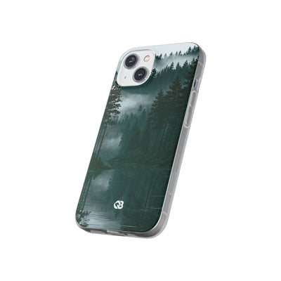 Misty Pine Reflections · Lite Phone Case for iPhone ·  Green