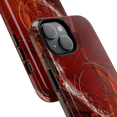 Amber Embrace · Tough 2.0 Magnetic Phone Case for iPhone · Brown
