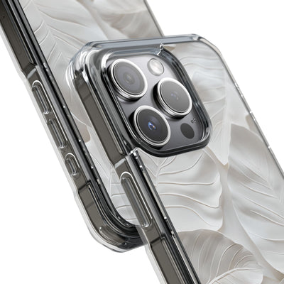 Sculpted Ivory Leaves · Impact Phone Case for iPhone · Magsafe