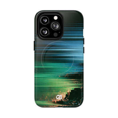 Digital Shoreline Drift · Tough 2.0 Magnetic Phone Case for iPhone · Teal