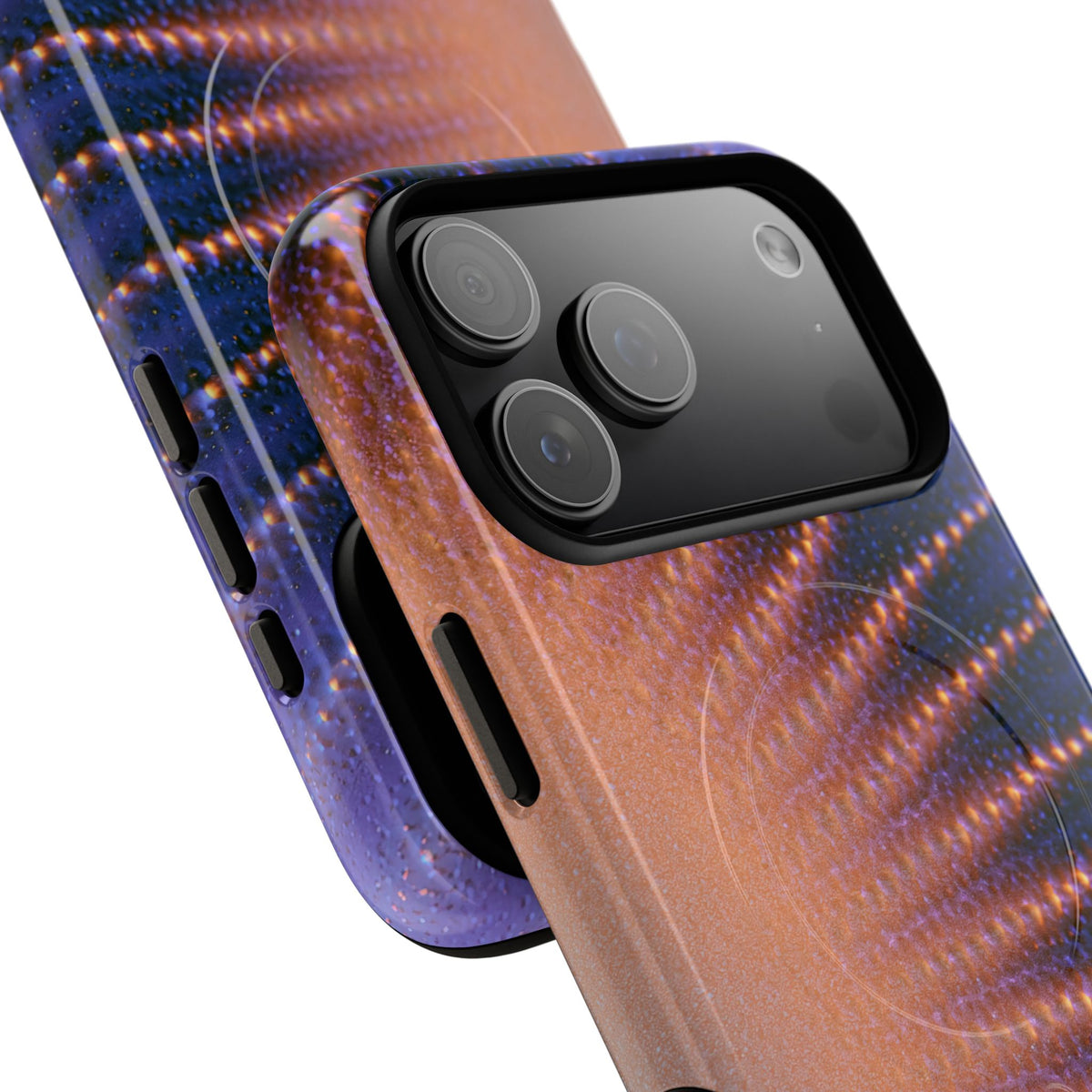 Luminous Aura Burst · Tough 2.0 Magnetic Phone Case for iPhone · Blue