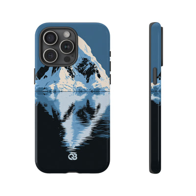 Blue Tough Phone Case for iPhone - Arctic Summit Mirror