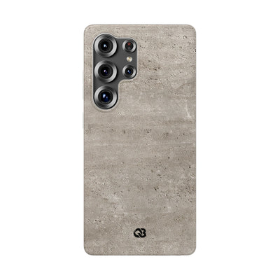 Grey Lite Phone Case for Samsung - Brutalist Stone Grit