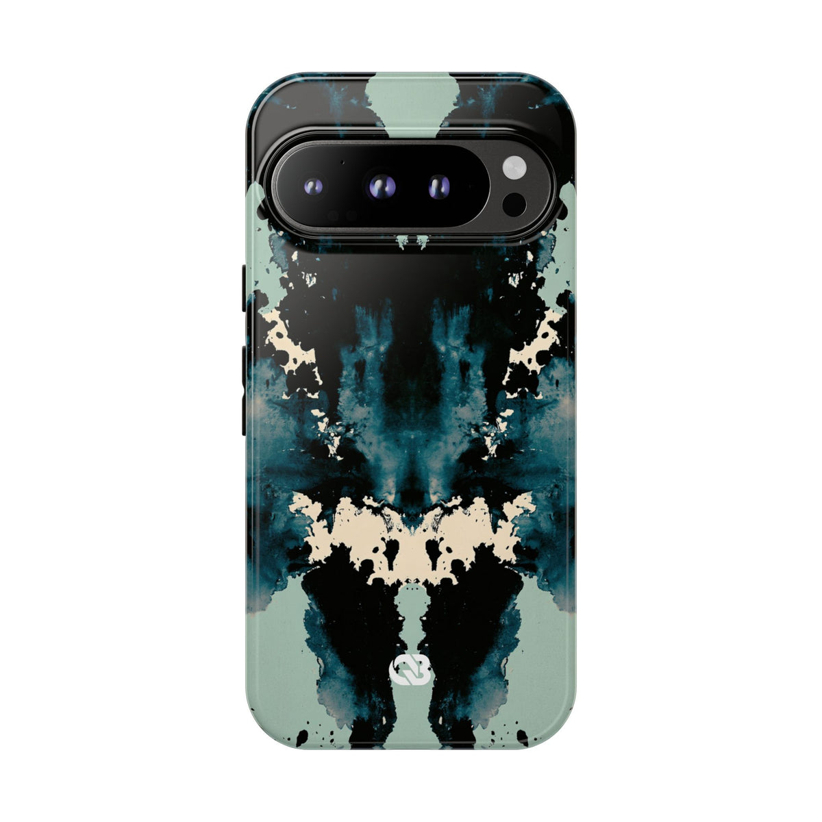 Rorschach Ink Void · Tough Phone Case for Pixel ·  Black