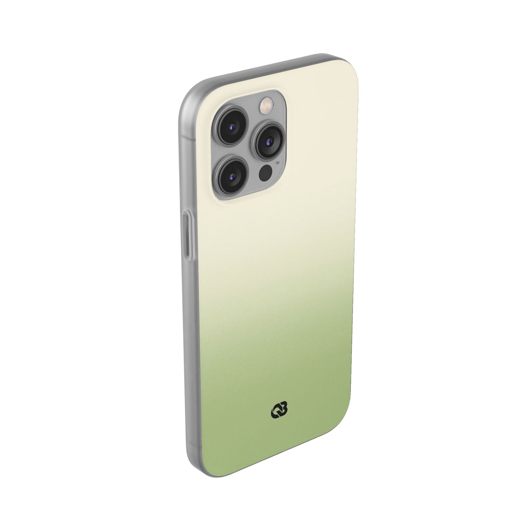 Green Lite Phone Case for iPhone - Bone Sage Fade