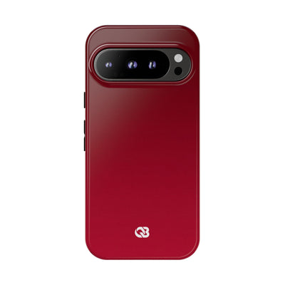Red Tough Phone Case for Google Pixel - Crimson Velvet Fade