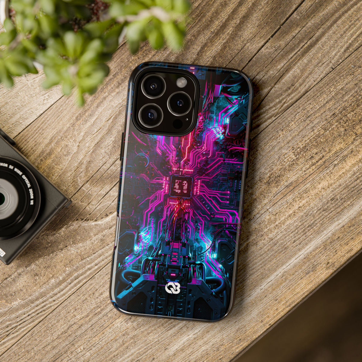 Neural Circuit Core · Tough Phone Case for iPhone · Black