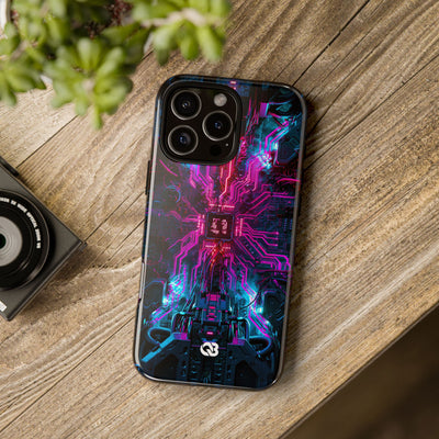 Neural Circuit Core · Tough Phone Case for iPhone · Black