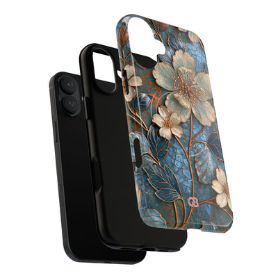 Gilded Blossom Reverie · Tough 2.0 Magnetic Phone Case for iPhone · Teal